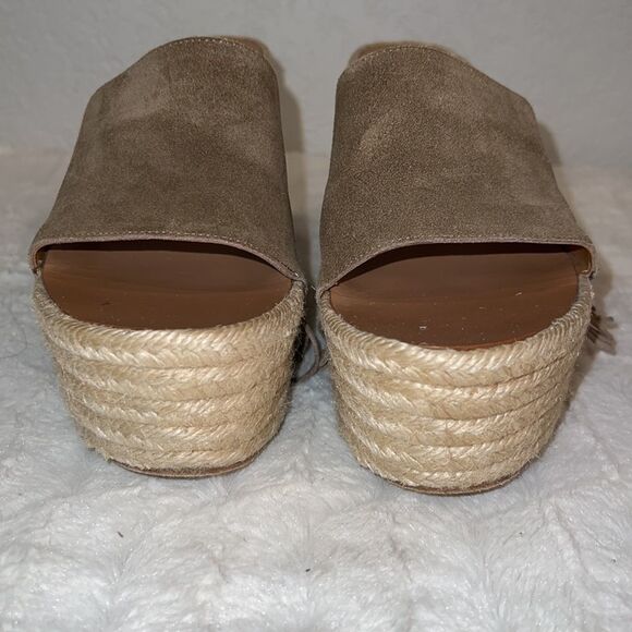 Chloe Platform Suede Fringe Espadrilles Size EU 37/ US 6.5 - Picture 4 of 15